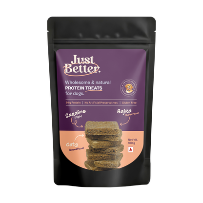 Protein treats for dogs | dog treat with superfood | Fish treat with Sardines