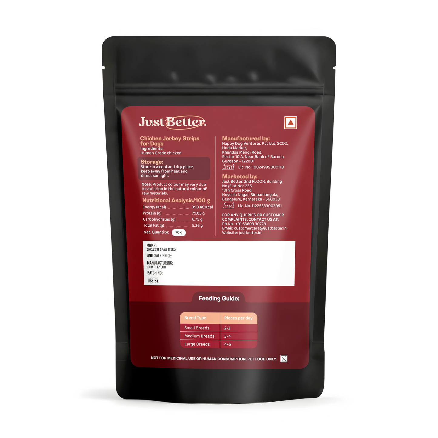 Chicken Jerky for Dogs | Human-Grade, Grain-Free