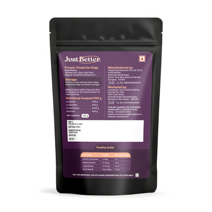 Protein Treat Bundle for Dogs | Fish & Chicken treats | Protein treats (100g) & Chicken Jerky (70g)